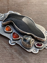 Load image into Gallery viewer, “Quoth the raven never more” pendant