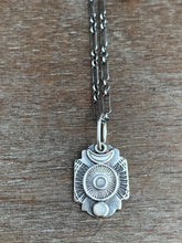 Load image into Gallery viewer, White moonstone charm necklace