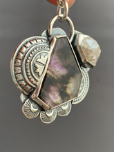 Load image into Gallery viewer, Melody Stone and herkimer Quartz Pendant