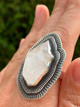 Load image into Gallery viewer, Reserved* Tibetan quartz crystal ring