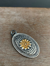 Load image into Gallery viewer, Large keum boo gold and silver medallion #2
