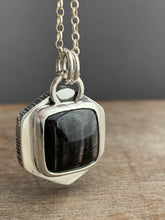 Load image into Gallery viewer, Hypersthene double sided pendant