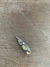 Load image into Gallery viewer, Labradorite Charm with 24k Keum boo