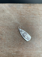 Load image into Gallery viewer, Sterling silver Owl sun and moon pendant