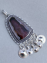 Load image into Gallery viewer, Agua Nueva medallion with handmade jingles