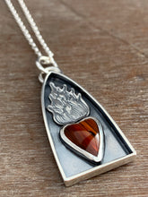 Load image into Gallery viewer, Rosarita sacred heart pendant #2