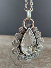 Load image into Gallery viewer, Small Quartz Medallion with Pyrite Inclusions
