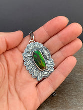 Load image into Gallery viewer, Ammolite dragon scale pendant