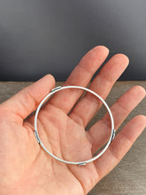 Load image into Gallery viewer, Sterling silver fish bangle