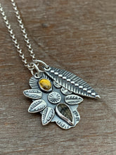 Load image into Gallery viewer, Tourmaline Leaf Charm Set