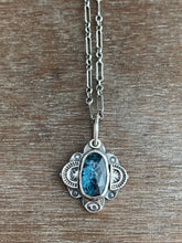 Load image into Gallery viewer, Moss kyanite charm