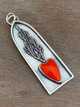Load image into Gallery viewer, Rosarita sacred heart shrine pendant