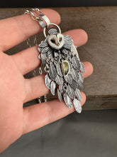 Load image into Gallery viewer, Owl with fluttering feathers.
