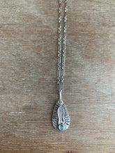 Load image into Gallery viewer, Blue topaz fish charm