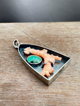 Load image into Gallery viewer, Coral and Peruvian Opal Shrine