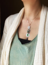 Load image into Gallery viewer, Hubei turquoise and serpentine nature pendant