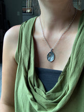 Load image into Gallery viewer, Silver fish parable pendant