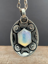 Load image into Gallery viewer, Opalite double sided dragon egg medallion