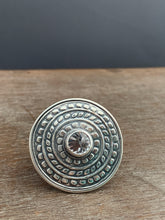 Load image into Gallery viewer, Vintage Crystal Shield Ring Size 9