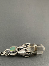 Load image into Gallery viewer, Opal and quartz crystal necklace