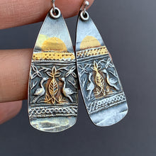 Load image into Gallery viewer, Keum Boo Bird Earrings