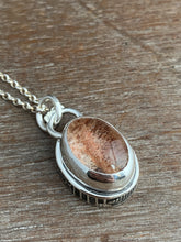 Load image into Gallery viewer, Lodolite quartz double sided pendant