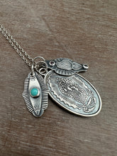 Load image into Gallery viewer, Our Lady of Guadalupe Turquoise charm set