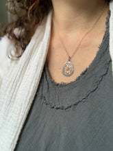 Load image into Gallery viewer, Small keum boo gold and silver pendant #2