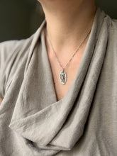 Load image into Gallery viewer, Sterling silver and bronze scorpion pendant
