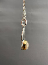 Load image into Gallery viewer, White moonstone flame pendant