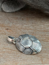 Load image into Gallery viewer, Fire and moonstone double sided dragon egg medallion