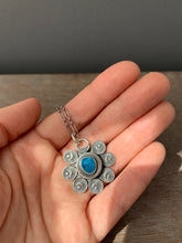 Load image into Gallery viewer, Apatite moon pendant