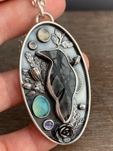 Load image into Gallery viewer, Dark Forest Raven Necklace #2