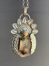 Load image into Gallery viewer, Melody Stone and Moissanite Set in 22k Gold