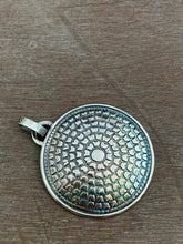 Load image into Gallery viewer, Silver fish parable pendant