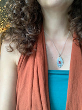 Load image into Gallery viewer, Tourmaline charm set in 22k gold with 18k gold accents