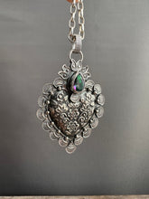 Load image into Gallery viewer, Mystic Topaz Sacred Heart pendant