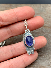 Load image into Gallery viewer, Tanzanite Butterfly charm