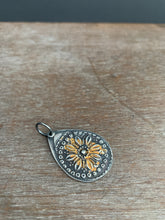 Load image into Gallery viewer, Small keum boo gold and silver pendant #2