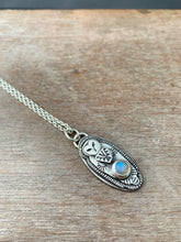 Load image into Gallery viewer, Owl pendant #18 - Labradorite