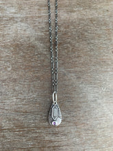 Load image into Gallery viewer, Amethyst and crystal charm necklace