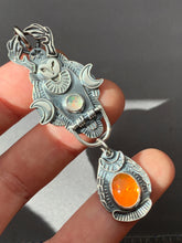 Load image into Gallery viewer, Opal Owl Pendant