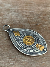 Load image into Gallery viewer, Large keum boo gold and silver medallion