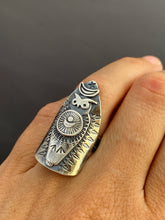 Load image into Gallery viewer, Size 7 owl ring