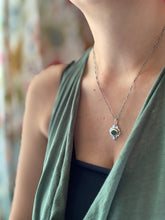 Load image into Gallery viewer, Serpentine charm necklace