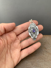Load image into Gallery viewer, Owl pendant #8 - Tanzanite