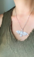 Load image into Gallery viewer, Large stamped bird pendant