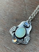 Load image into Gallery viewer, Peruvian Opal and Moonstone Charm
