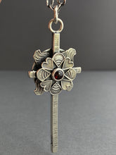 Load image into Gallery viewer, Large garnet cross