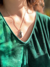 Load image into Gallery viewer, Fossilized Wooly Mammoth and Montana Agate Charm Set